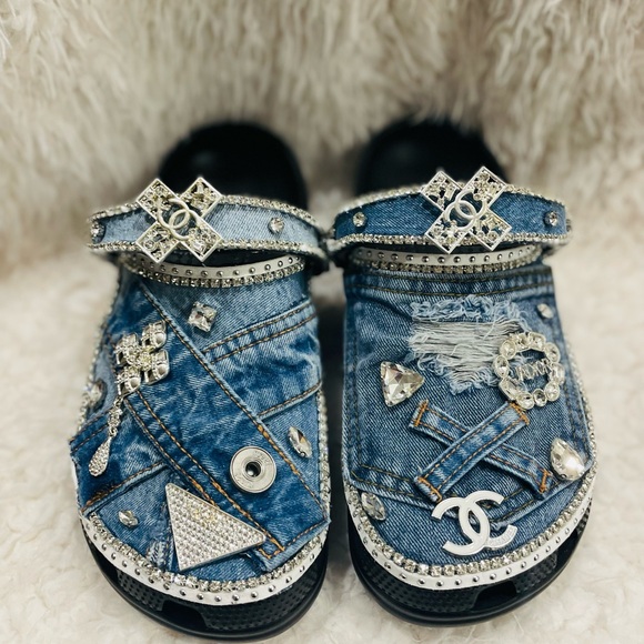 Bling Jean Crocs - Picture 2 of 2